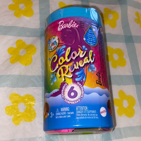 Barbie Toys Barbie Color Reveal Mermaid Series Chelsea Doll With 6